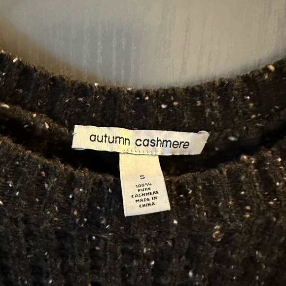 Autumn Cashmere Chocolate Brown Heather Sweater - SMALL - Picture 2 of 3